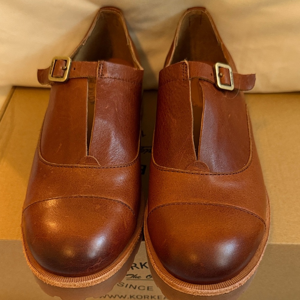 Kork-Ease Cloetta Women's Brown Leather Loafers 7.5 NWT
